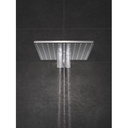 GROHE 26479000 - Cabezal de ducha RAINSHOWER SMARTACTIVE 310 CUBE cromo brillante