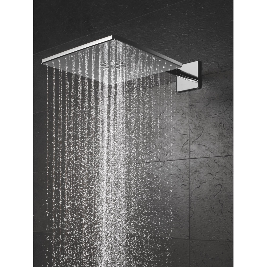 GROHE 26479000 - Rociador de techo RAINSHOWER SMARTACTIVE 310 CUBE cromo brillante