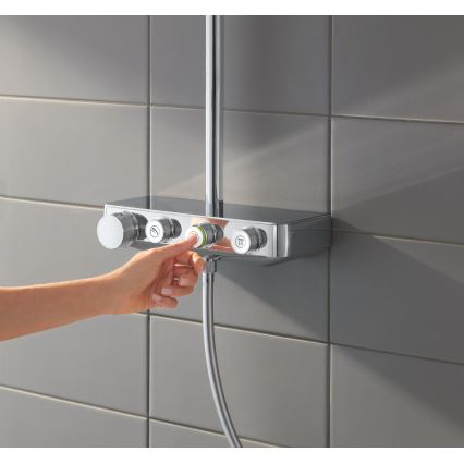 GROHE 26508000 - Sistema de ducha EUPHORIA SMARTCONTROL 310 CUBE en cromo brillante
