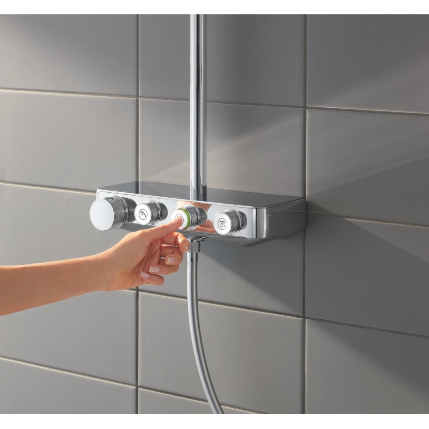 GROHE 26508000 - Sistema de ducha EUPHORIA SMARTCONTROL 310 CUBE en cromo brillante