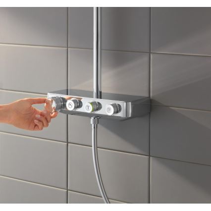 GROHE 26508000 - Sistema de ducha EUPHORIA SMARTCONTROL 310 CUBE en cromo brillante