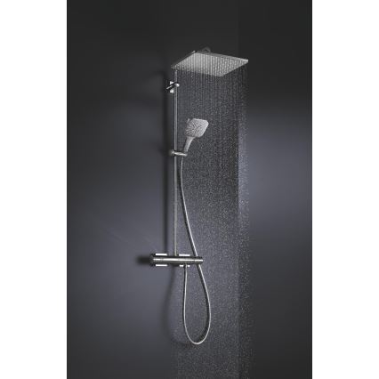 GROHE 26550000 - Ducha de mano RAINSHOWER SMARTACTIVE 130 CUBE cromado brillante