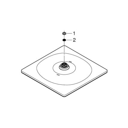GROHE 26567000 - Cabezal de ducha RAINSHOWER 310 mm cromo brillante