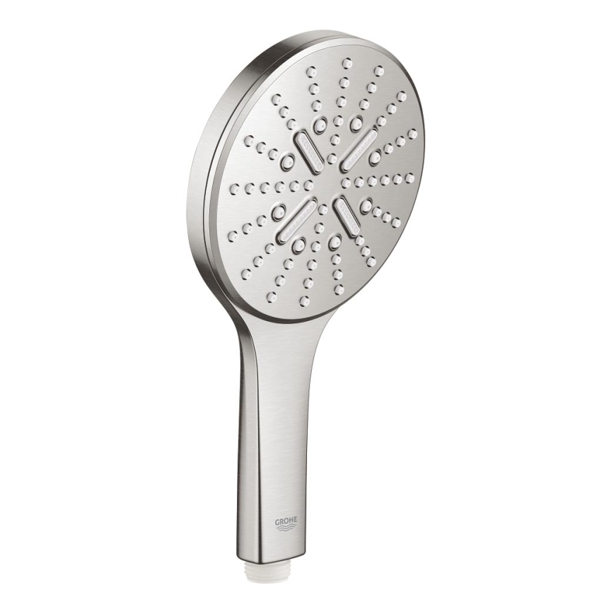 GROHE 26574DC0 - Ducha de mano RAINSHOWER SMARTACTIVE 130 mm acero inoxidable