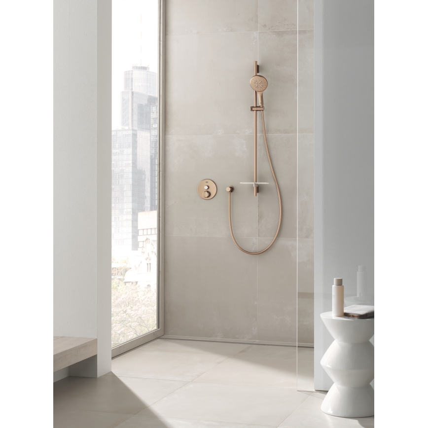 GROHE 26574DL0 - Ducha de mano RAINSHOWER SMARTACTIVE 130 mm acabado en cobre