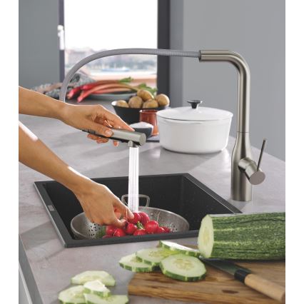 GROHE 26574GN0 - Ducha de mano RAINSHOWER SMARTACTIVE 130 dorada