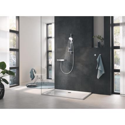 GROHE 26574LS0 - Ducha de mano RAINSHOWER SMARTACTIVE 130 mm blanca