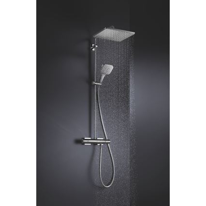 GROHE 26582000 - Ducha de mano RAINSHOWER SMARTACTIVE 130 CUBE, cromo brillante