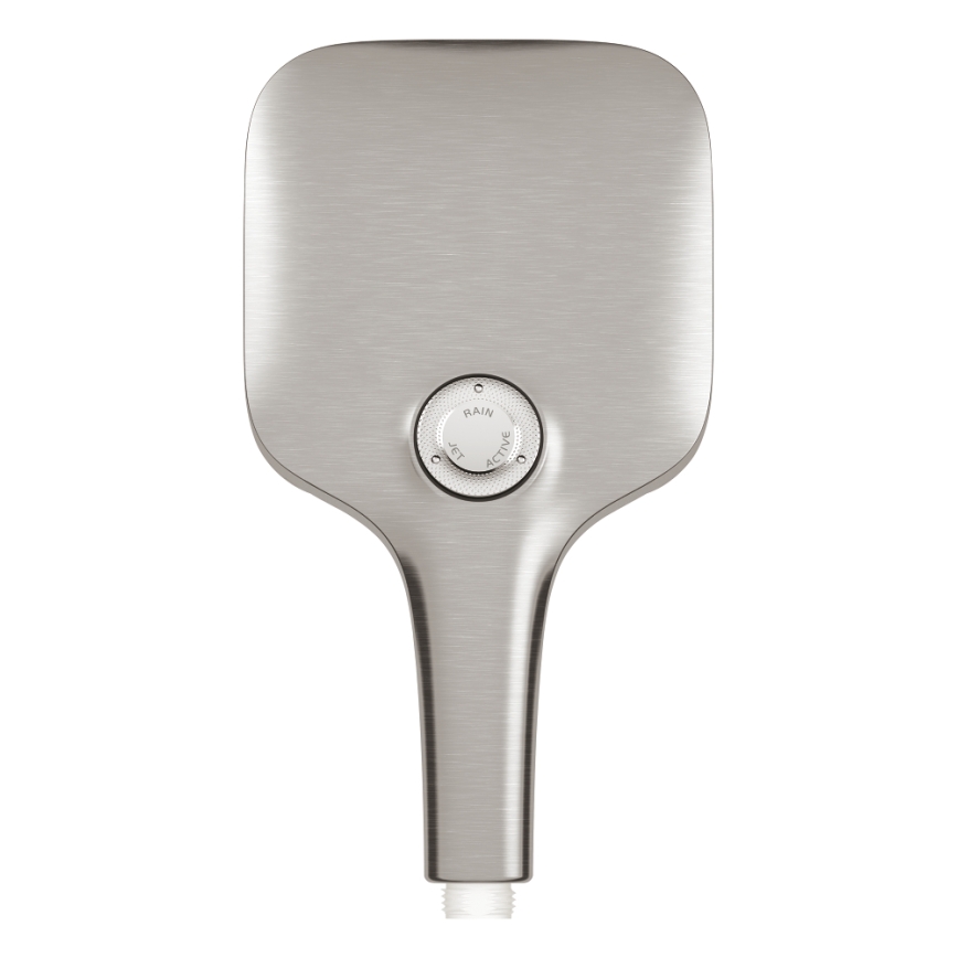 GROHE 26582DC0 - Ducha de mano RAINSHOWER SMARTACTIVE 130 CUBE en acero inoxidable
