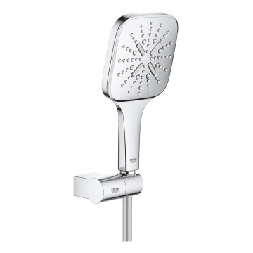 GROHE 26588000 - Juego de ducha de mano RAINSHOWER SMARTACTIVE 130 CUBE cromo brillante