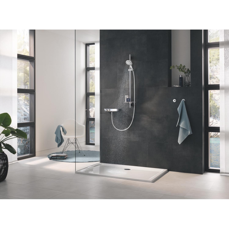 GROHE 26603000 - Barra de ducha RAINSHOWER SMARTACTIVE 900 mm cromo brillante