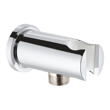 GROHE 26658000 - Conexión mural con soporte de ducha integrado Ø 48 mm cromado