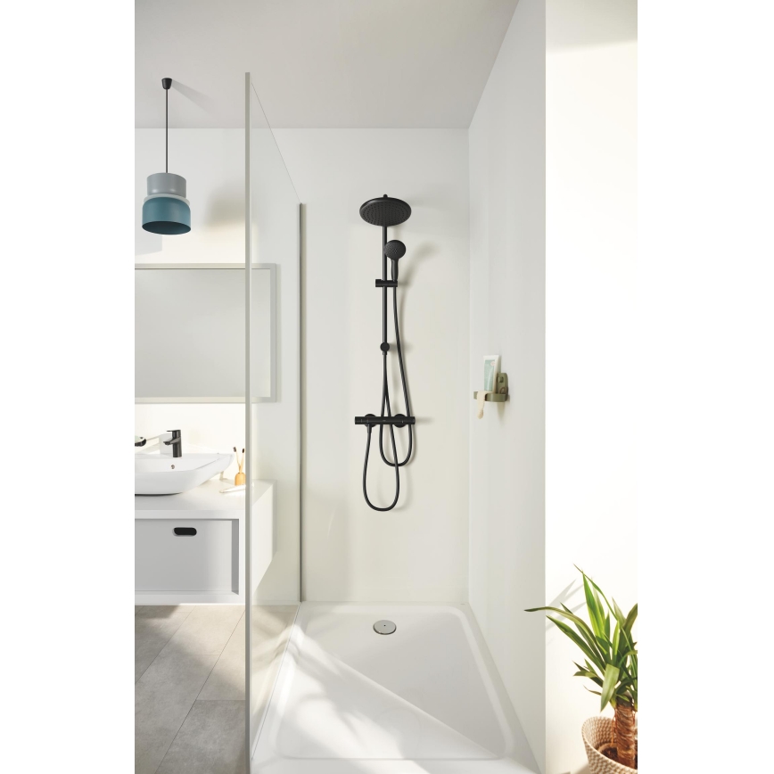 GROHE 266802431 - Sistema de ducha VITALIO START SYSTEM 250 390 mm negro