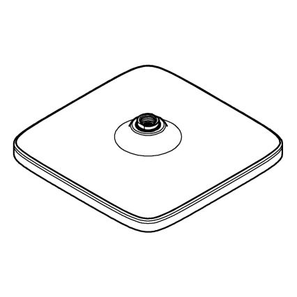 GROHE 26695000 - Rociador de ducha VITALIO COMFORT 250 × 250 mm cromo brillante