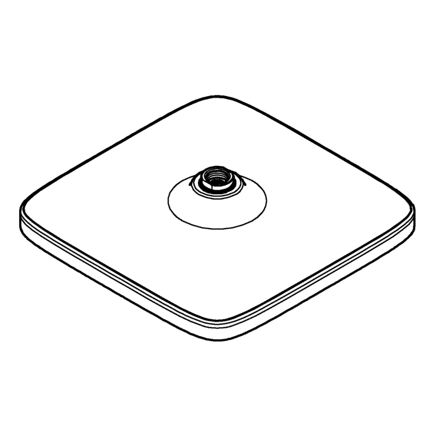 GROHE 26695000 - Rociador de ducha VITALIO COMFORT 250 × 250 mm cromo brillante