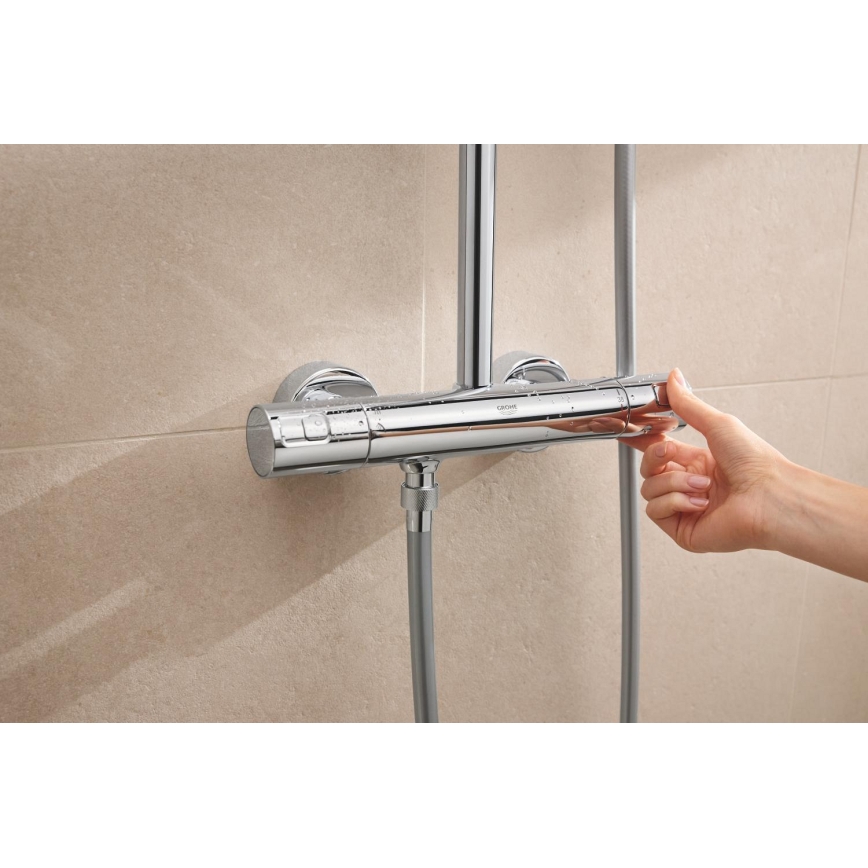 GROHE 26696001 - Sistema de ducha VITALIO COMFORT 250 250 × 250 mm cromo brillante