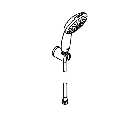 GROHE 26769001 - Juego de ducha VITALIO START 110 1750 mm cromado brillante