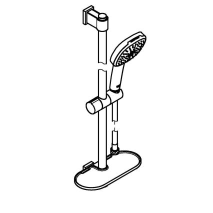 GROHE 26929001 - Set de ducha VITALIO COMFORT 110, 600 mm, cromo brillante