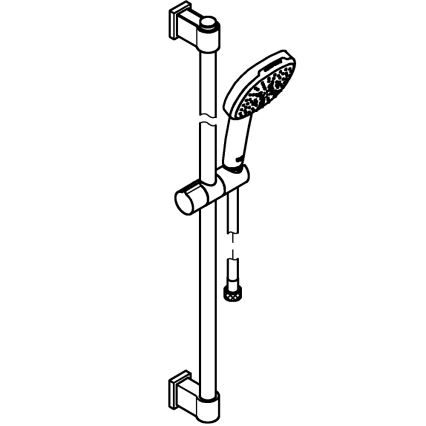 GROHE 26932001 - Set de ducha VITALIO COMFORT 110 900 mm, cromado brillante