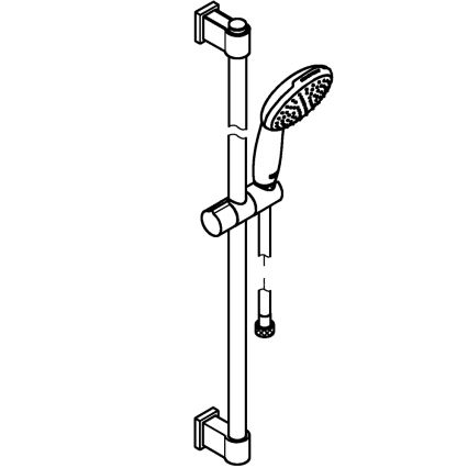GROHE 26953001 - Set de ducha VITALIO START 110 900 mm cromo brillante