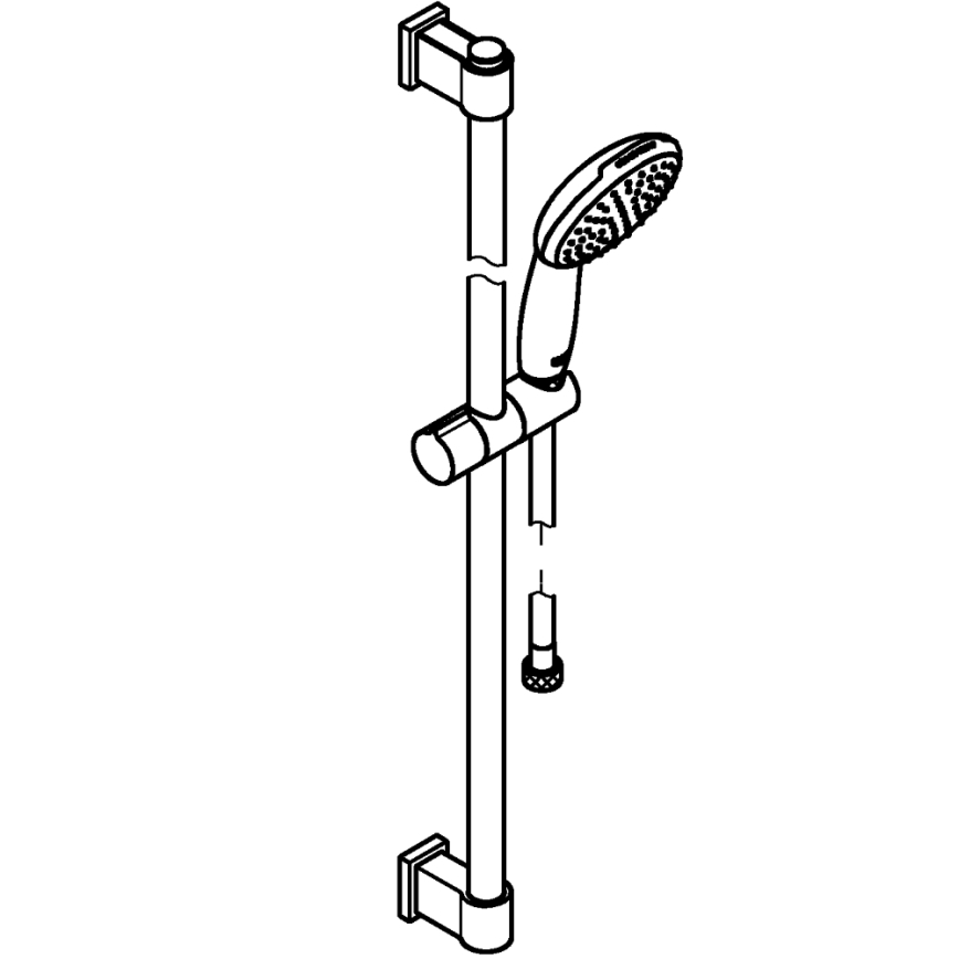 GROHE 26953001 - Set de ducha VITALIO START 110 900 mm cromo brillante