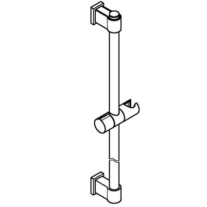 GROHE 269612431 - Barra de ducha VITALIO UNIVERSAL 900 mm negra