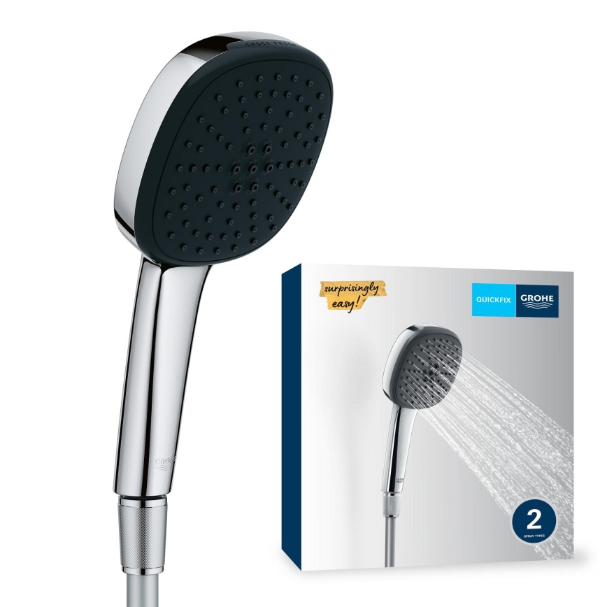 GROHE 26973001 - Ducha de mano VITALIO COMFORT 110, 110 mm, acabado cromado brillante