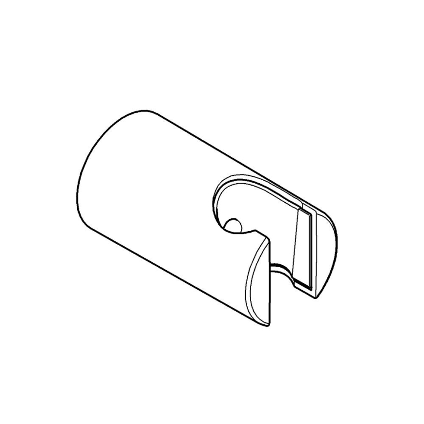 GROHE 27056000 - Soporte mural para ducha RAINSHOWER, cromo brillante