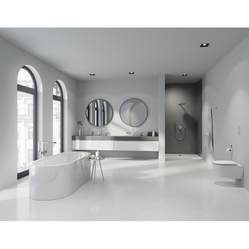 GROHE 27057DC0 - Codo de pared RAINSHOWER DN 15 acero inoxidable