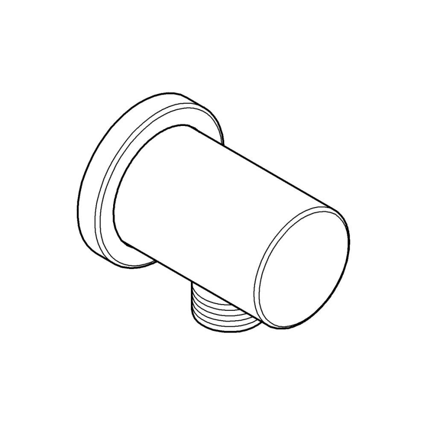 GROHE 27057DL0 - Codo mural RAINSHOWER DN 15, acabado en bronce