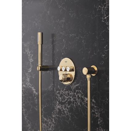 GROHE 27057GL0 - Codo de pared RAINSHOWER dorado