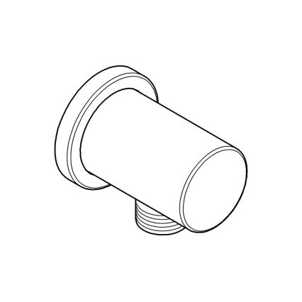 GROHE 27057GN0 - Codo mural RAINSHOWER DN 15 dorado