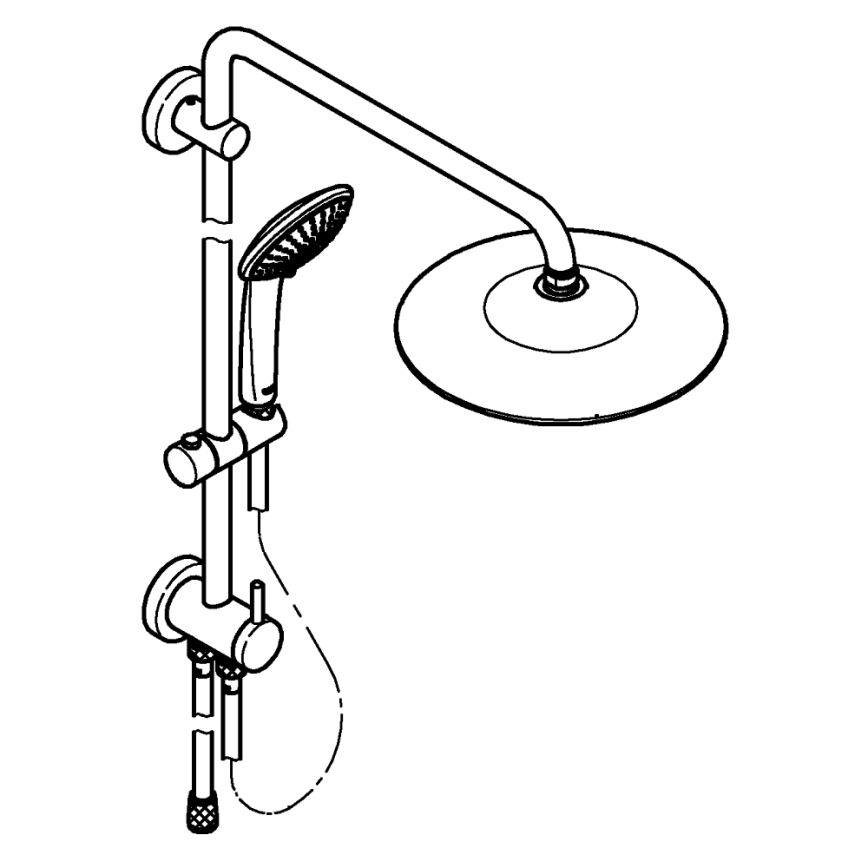 GROHE 27421002 - Sistema de ducha EUPHORIA 260 en cromo brillante