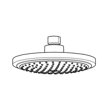 GROHE 27492000 - Rociador de ducha EUPHORIA COSMOPOLITAN O 180 mm, acabado en cromo brillante