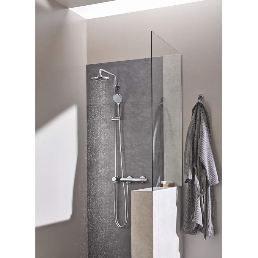 GROHE 27492000 - Rociador de ducha EUPHORIA COSMOPOLITAN O 180 mm, acabado en cromo brillante