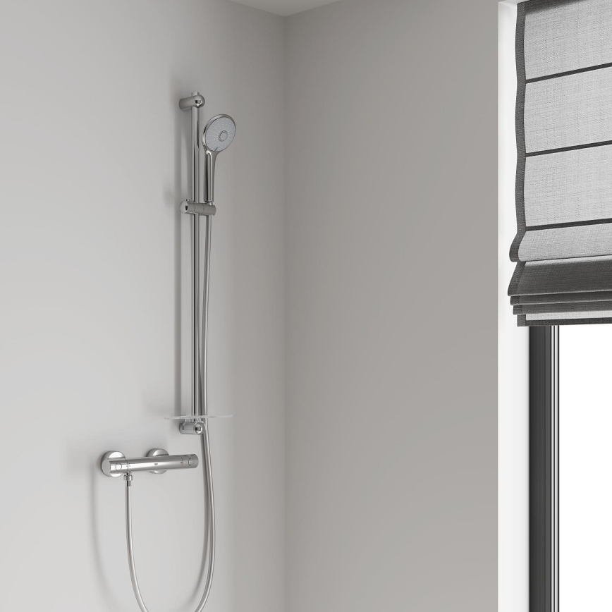 GROHE 27500000 - Barra de ducha EUPHORIA 900 mm, cromo brillante