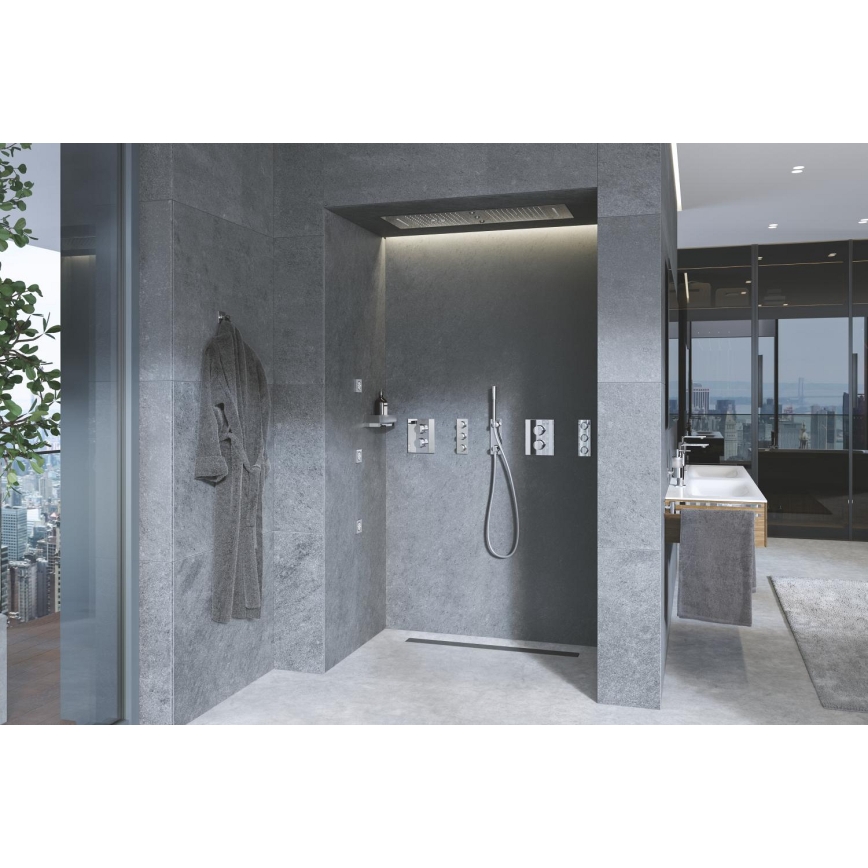 GROHE 27618000 - Tapa termostática GROHTHERM F, cromo brillante