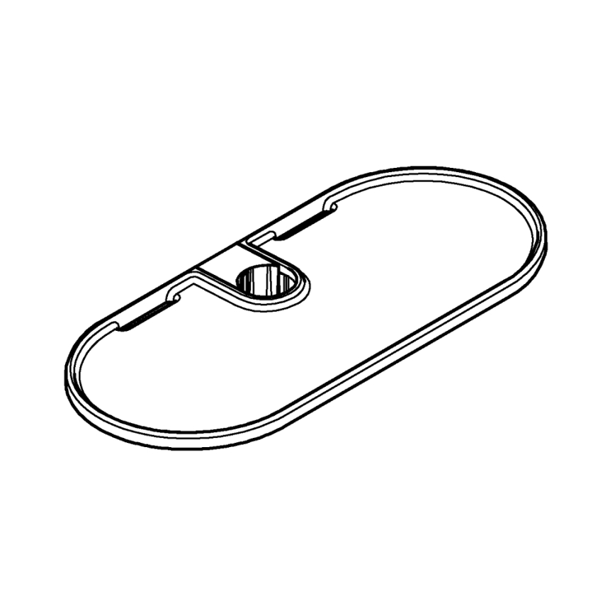 GROHE 27725001 - Repisa VITALIO UNIVERSAL 222 x 100 mm blanca