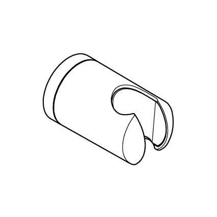 GROHE 27958001 - Soporte de pared para ducha VITALIO UNIVERSAL cromo brillante