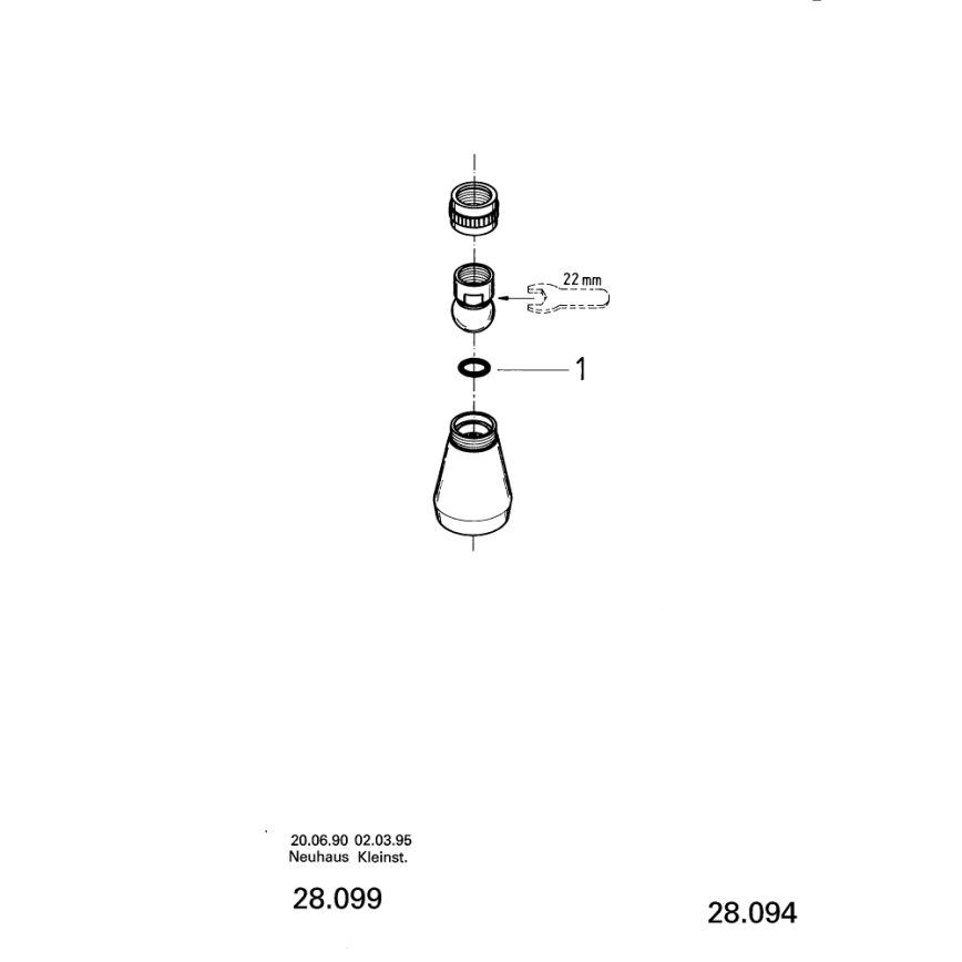 GROHE 28094000 - Cabezal de ducha 50 mm, cromo brillante