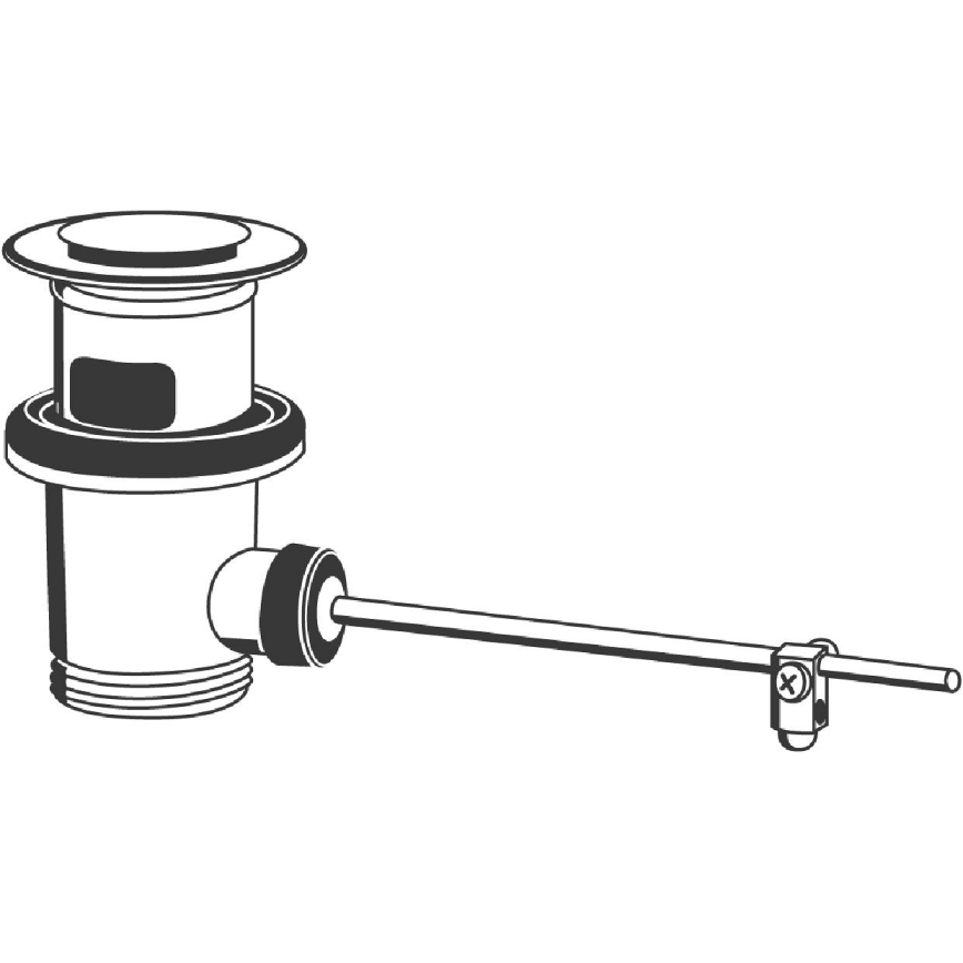 GROHE 28910000 - Conjunto de desagüe 1 14” cromo brillante