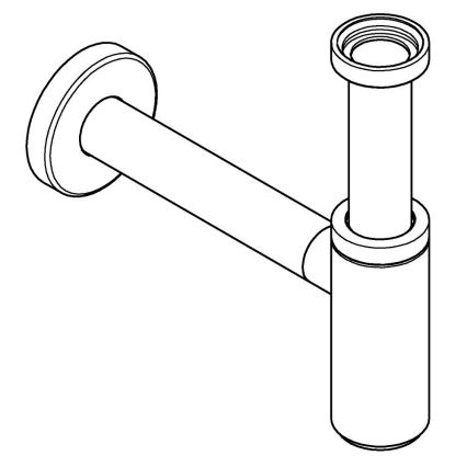 GROHE 28912GN0 - Sifón DN 32, acabado dorado