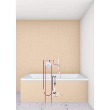 GROHE 28990000 - Juego TALENTOFILL para bañera: llenado, desagüe y rebosadero, acabado cromado