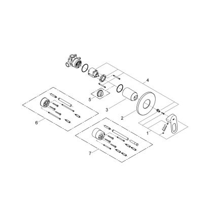 GROHE 29042000 - Mezclador de ducha BAULOOP cromo brillante