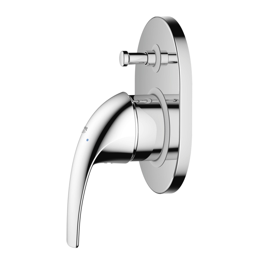 GROHE 29043000 - Grifo para bañera EUROCUBE en cromo brillante