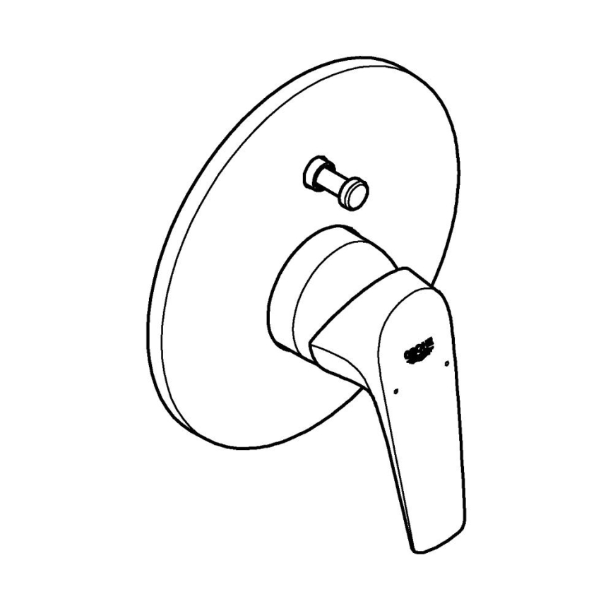 GROHE 29117000 - Grifo de bañera LINEARE, acabado en cromo brillante