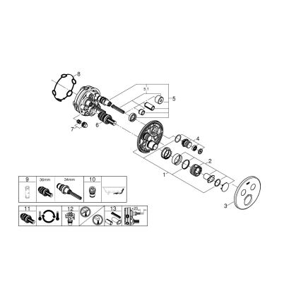 GROHE 29119000 - Termostato GROHTHERM SMARTCONTROL cromo brillante