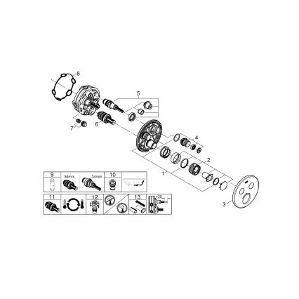 GROHE 29119000 - Termostato GROHTHERM SMARTCONTROL cromo brillante