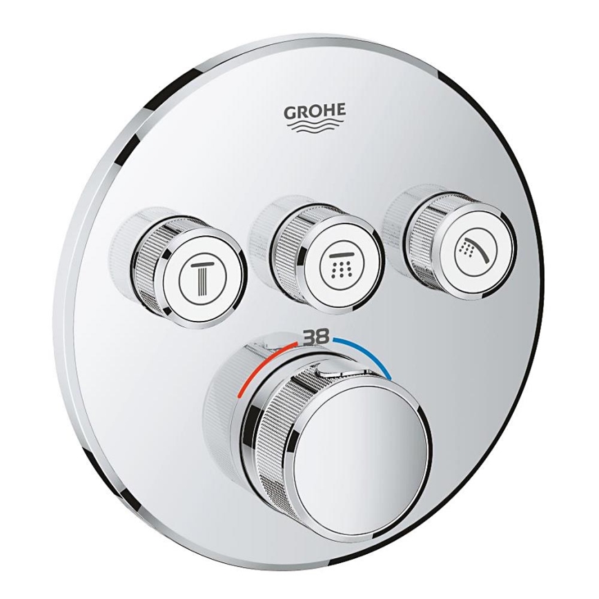 GROHE 29121000 - Mezclador termostático GROHTHERM SMARTCONTROL, acabado cromo brillante