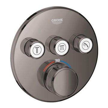 GROHE 29121A00 - Mezclador termostático empotrado para ducha GROHTHERM SMARTCONTROL grafito